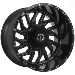 TIS Wheels – 544BM – Black – 20″x12″ -44mm – Summer Wheels – 544BM2126844
